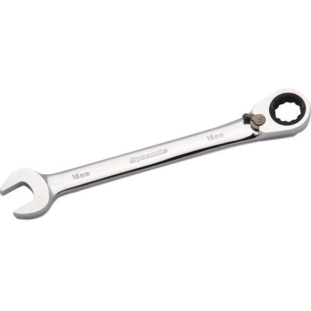 DYNAMIC Tools 16mm Reversible Combination Ratcheting Wrench D076116